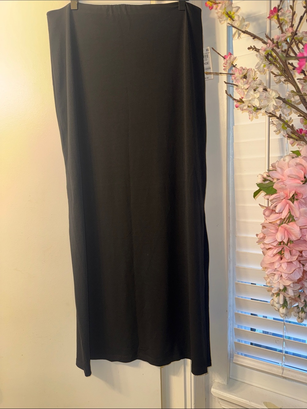 Bar III Black Maxi Skirt — Straight Silhouette